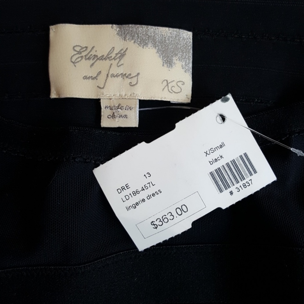 LAST CHANCE! CLOSET CLOSING! NWT Elizabeth and James Lingerie Dress LBD bodycon - Picture 7 of 8